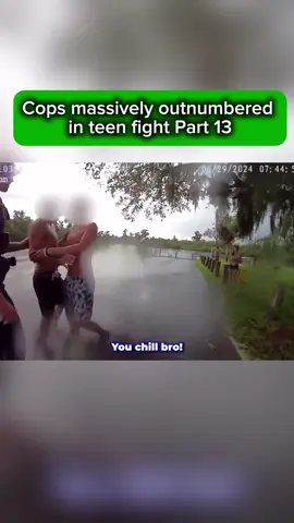 Cop masively outnumbered in teen fight | Part 13 #cops #fyp #police #viralbodycam #bodycam #shocking #viral 
