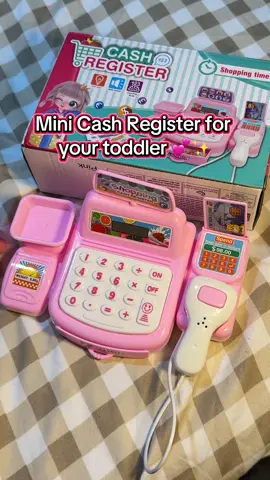 Cash register for your toddler super excited nya ina unbox palang namin haha ✨💓 #minicashregister #mommyandleeyann #creatorsearchinsights #toysforkids #toddlers 