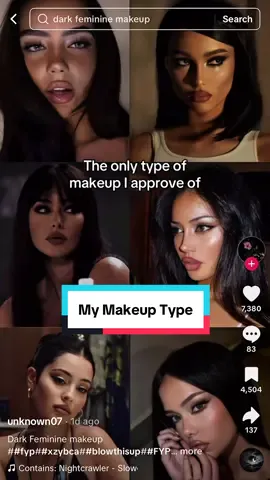 My makeup type: Dark Feminine Energy. I am Leo girlie after all #mymakeuptype #makeuptype #ivorylovesya 