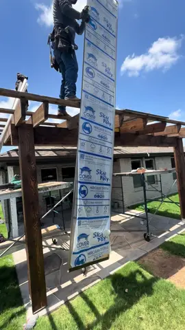 Commercial grade roofs made for pergolas!! #pergola #skypoly #patiocover #polycarbonateroof 