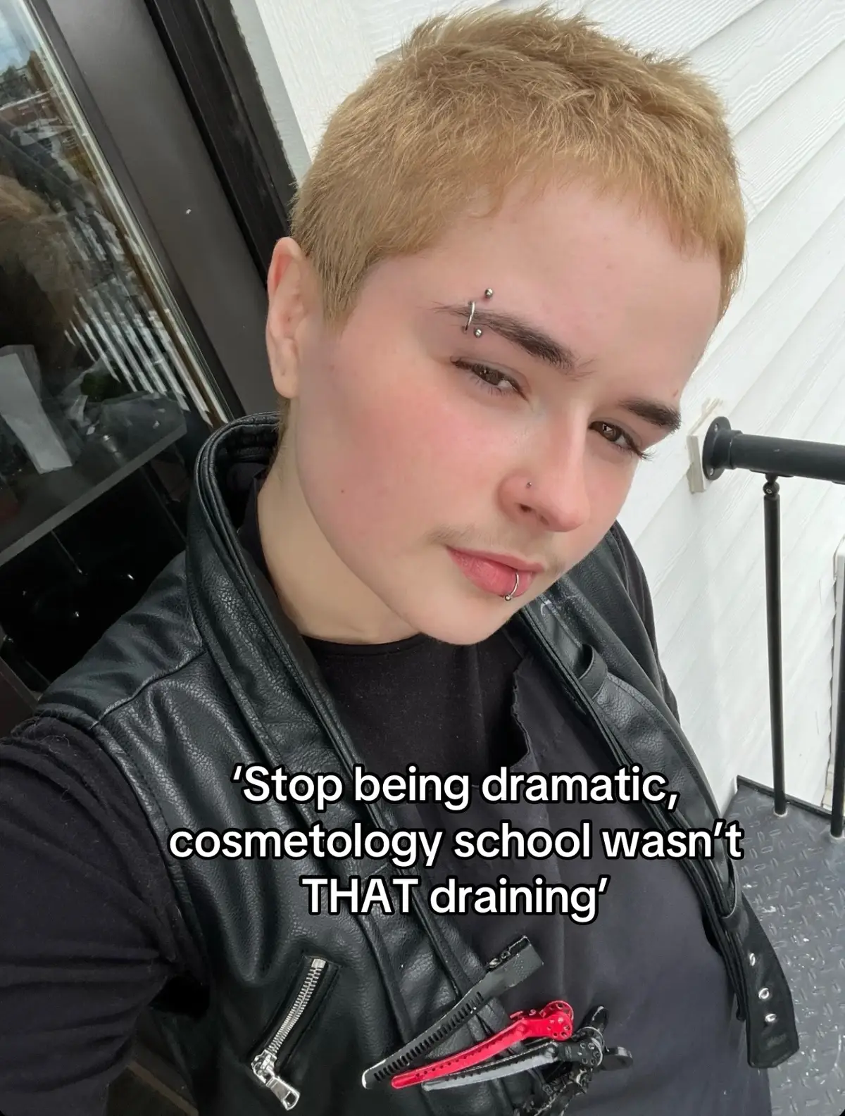 ADHD/being a slow learner made cosmo school so hard for me 😭 but I loved my classmates and instructors. Now I’ve been doing hair for 4 years at a salon and am so so happy :)