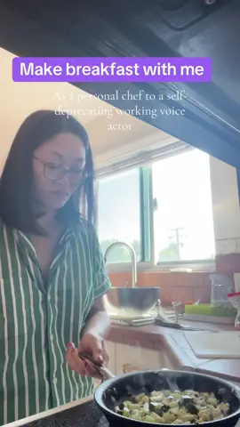 In my personal chef era #cooking #breakfast #voiceactor #voiceover #sliceoflife 