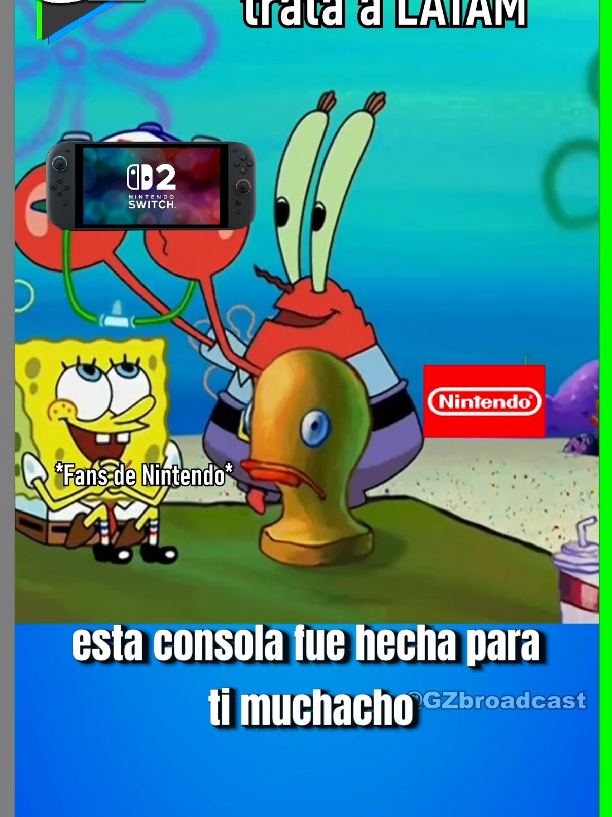 Cómo Nintendo trata a los de LATAM (Parodia) #parodia #switch2 #nintendo #latam #fyp 