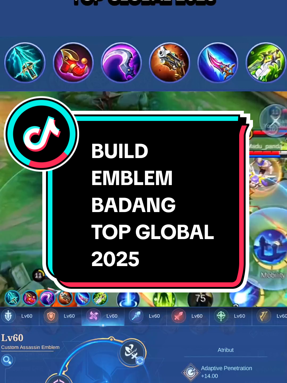 #MLBBALLSTAR #MLBBDinoPlanet #MLBB #build #buildmlbb #buildbadang #badang #badangmlbb #badangtiktok #badangmobilelegends  BUILD EMBLEM BADANG  TOP GLOBAL 2025