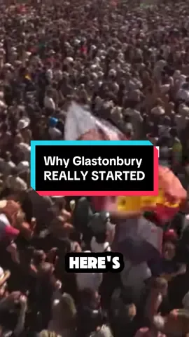 Why Glastonbury REALLY started! #glastonbury #whattowatch #lewiscapaldi #oliviarodrigo #music #popculture #glastonburyfestival 