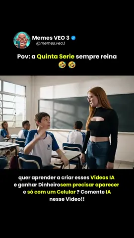 Ele meteu essa da quinta série kkkkkkkkkkkk #veo3 #googleveo3 #fyp #videosviral #memes #meme #ia #inteligenciaartificial 