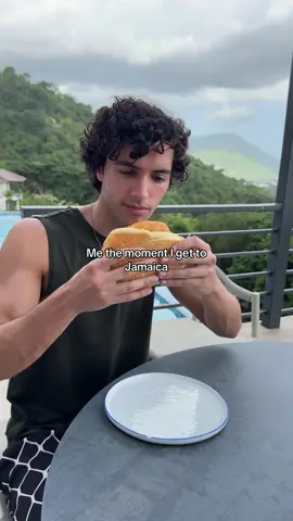 Can’t explain how good this tastes #jamaica #jamaicatiktok #jamaicantiktok🇯🇲viral #patty #jamaicanfood 