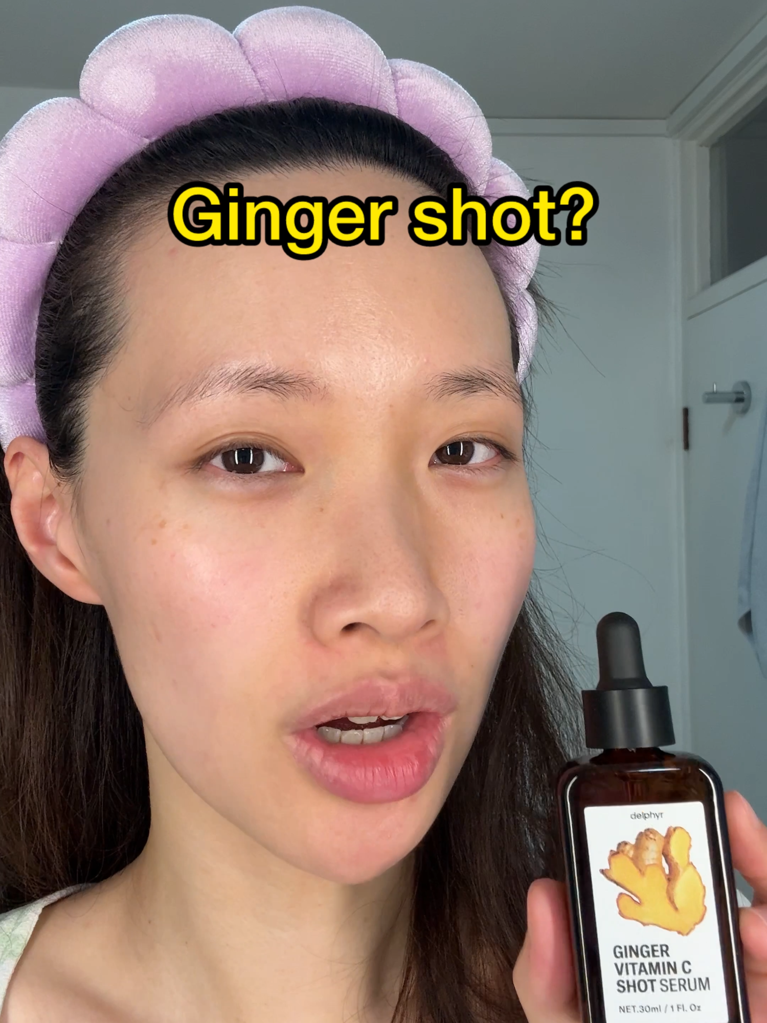 Delphyr ginger vitamin C shot serum @delphyr_global #delphyr #delphyrglobal #gingerserum #vitamincserum #darkspots #kbeauty #skincare #asianbeauty #koreanskincare #kbeautyroutine
