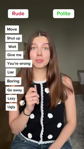 Short Rude vs Polite Words | Speak Respectfully in English #PoliteEnglish #SpeakWithRespect #EnglishTips #RudeVsPolite #SmartSpeaking #LearnEnglish #FluentEnglish #EnglishWords #CommunicationSkills #SoftLanguage