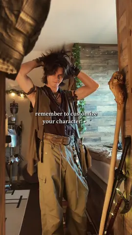 #CHARACTERCREATION did you know you can dress like a video game character and nobody will stop you? i tried, like, today. #OOTD #outfitinspo #outfitideas #earthtone #fantasy #aesthetic #goblincore #styleinspo #mossysocks #forestcore 