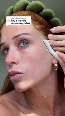 Replying to @Candi best time of the month #dermaplane #faceshaving 