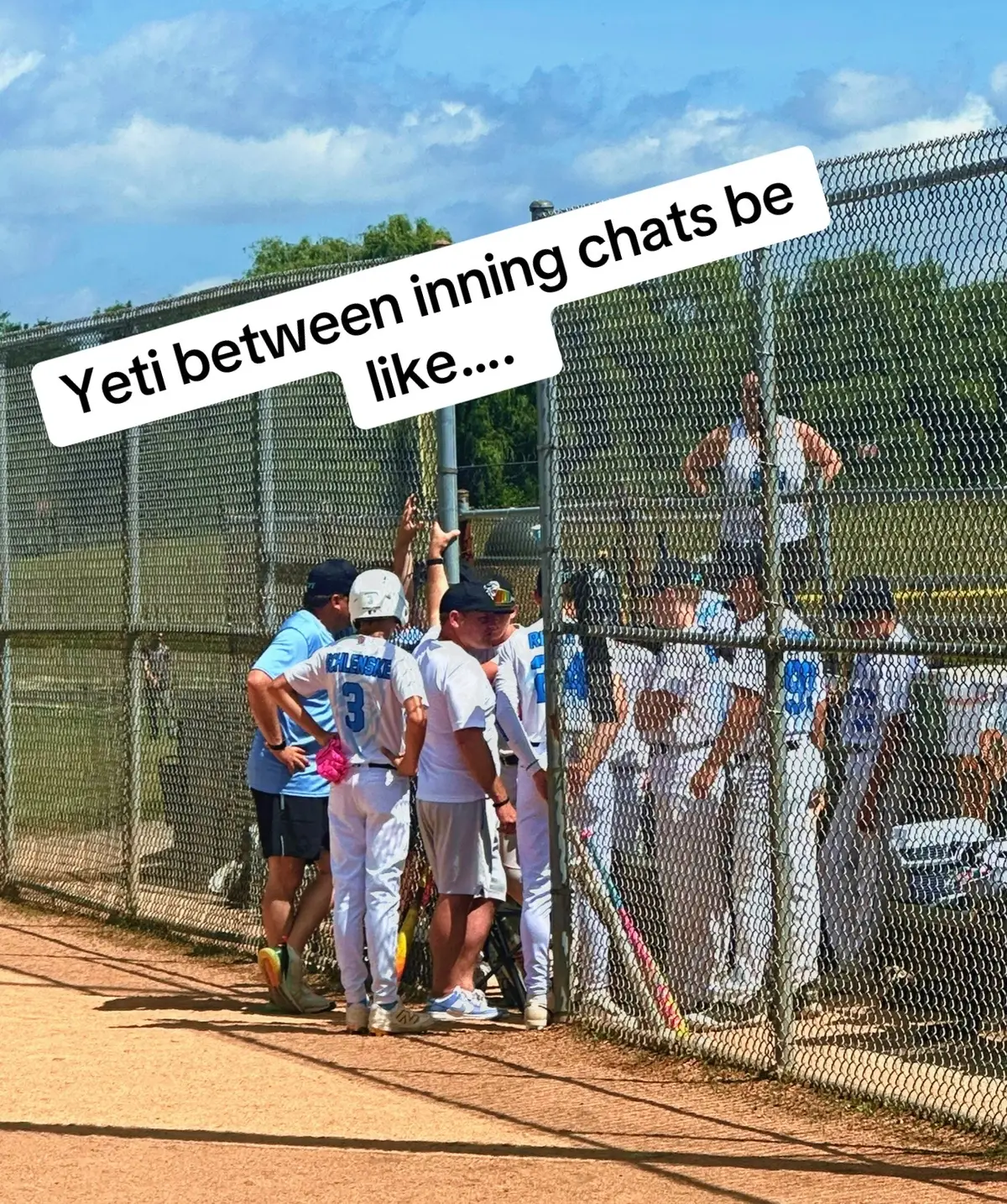 Spilling all the tea I’m sure…… @Yeti Baseball @Rylan #yetibaseball #fyp 