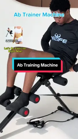 Ab Machine For Home Exercise💪#relife #Fitness #fullbodyworkout #exercise #abmachine #Tiktokshop #homeworkout #relifesports #abtrainer #ab #Summer #getfit 