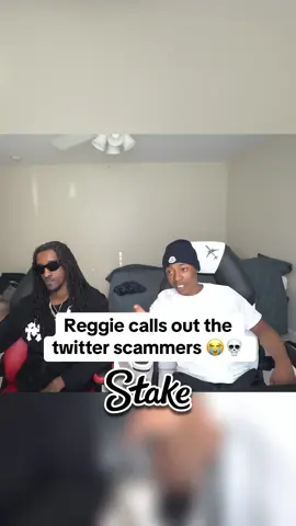 Reggie calls out twitter scammers with Xaroc 😭 @Lor Reggie🖤 @Xaroc #girlhefunny1x #reggie #kaicenat #streamer #fyp 