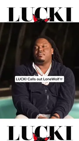 LUCKI calls out lone wolf😂 #rap #hiphop #raptok #lucki #fyp 