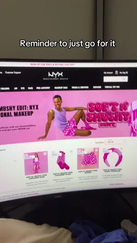 It’s still hilarious to me that I model 😭.  #model #nyxcosmetics #fyp 