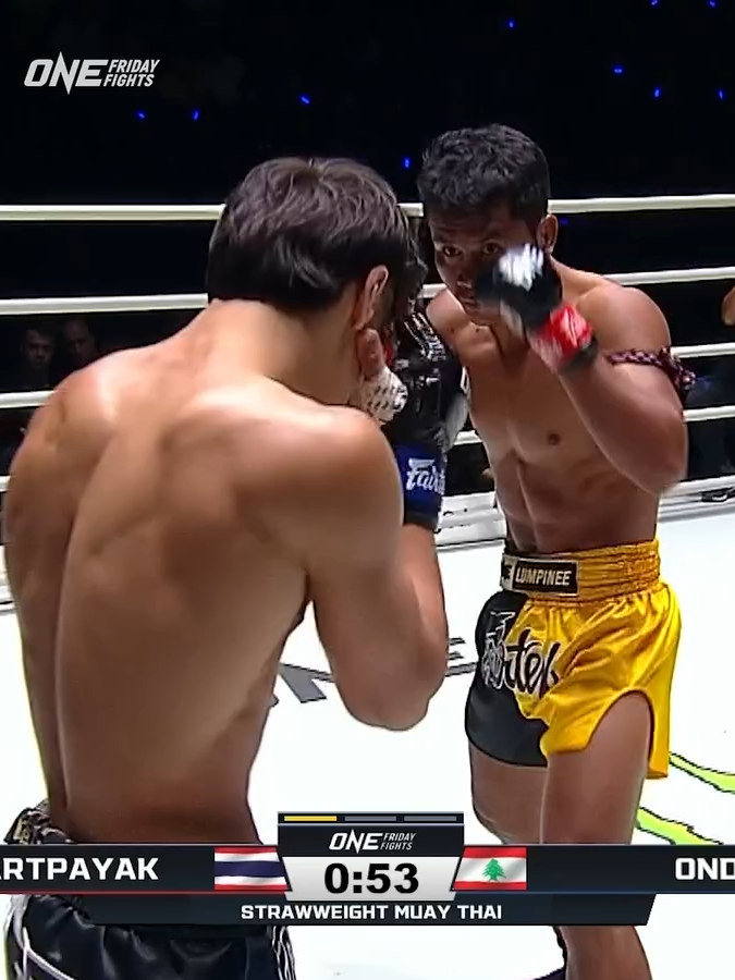Muay Thai CHAOS 😳 Check out the insane action from the Muay Thai barnburner between Ramadan Ondash and Chartpayak at ONE Friday Fights 114!