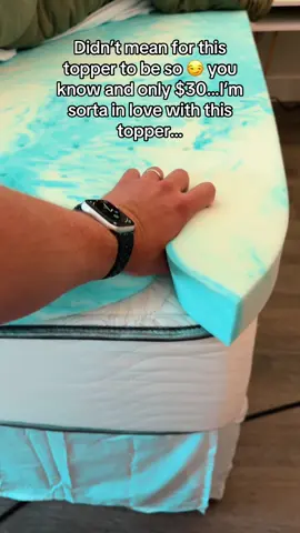 SOOOO GOOD! A need #mattresstopper #memoryfoammattresstopper #memoryfoammattress #mattresstopperrecommendation #memoryfoam 