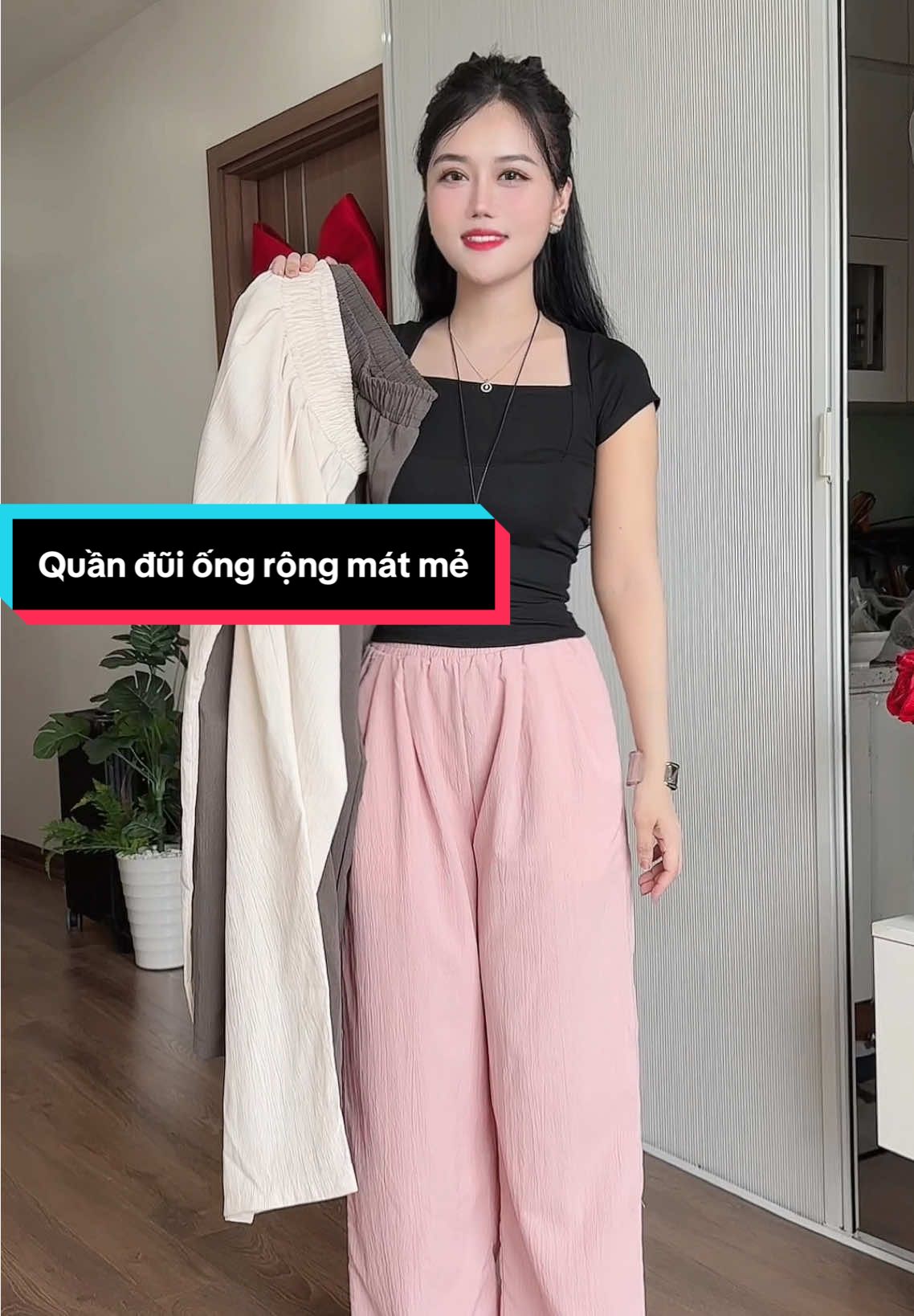 Quần ốnng rộng cạp cao mát mẻ  #quandui #quandai #quanongrong #quandep   #thoitrang #fashion #fypシ #xuhuong #trending #viral #hienhoidieu #AnTamVuiSam #SamDealChienHe #weebuild #22etm #CommunityFEST2025VN 