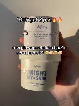 #jejuby #GlowUp #bleachingbadan #bleachingmuka #whitening #promo 