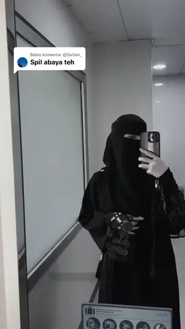 Membalas @@Sultan_ pashmina dan abaya nya beli di @abaya Navi Navi' 