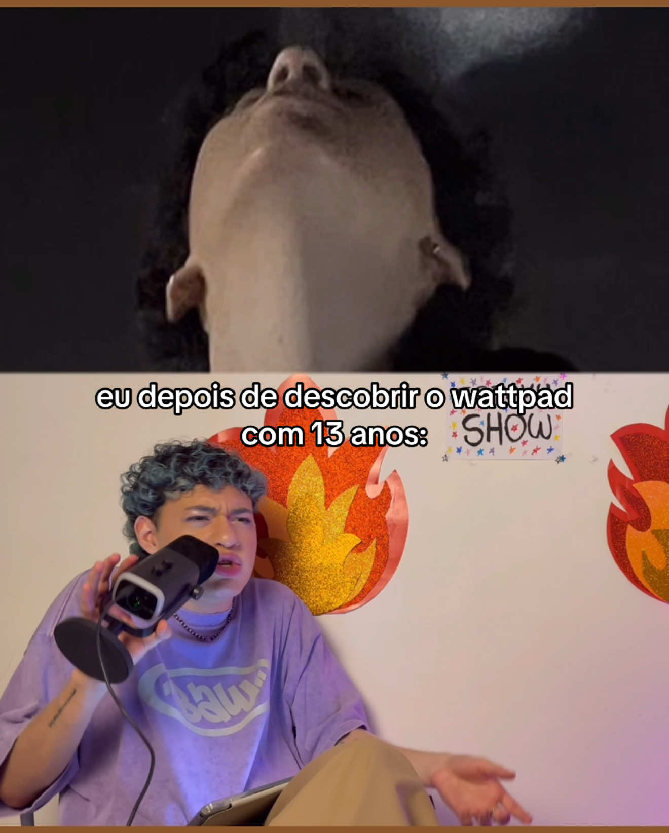 a fanfic mais fraca do wattpad em 2017 #fyp #estavu #estavushow #edit 