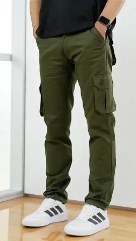 RAYXRAN Celana Cargo Panjang Pria Basic Outdoor Green Army Slimfit #celanadistro #celanaoriginal #celana #celanacargo #celanacargopanjang #celanapanjang 