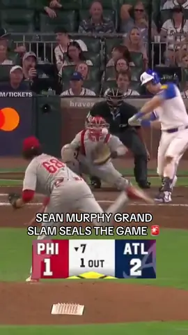 BRAVES GET THEIR FIRST GRAND SLAM OF THE YEAR 🙌 (@MLB, @MLBonFOX) #baseball #MLB #mlbbaseball #braves #fyp 