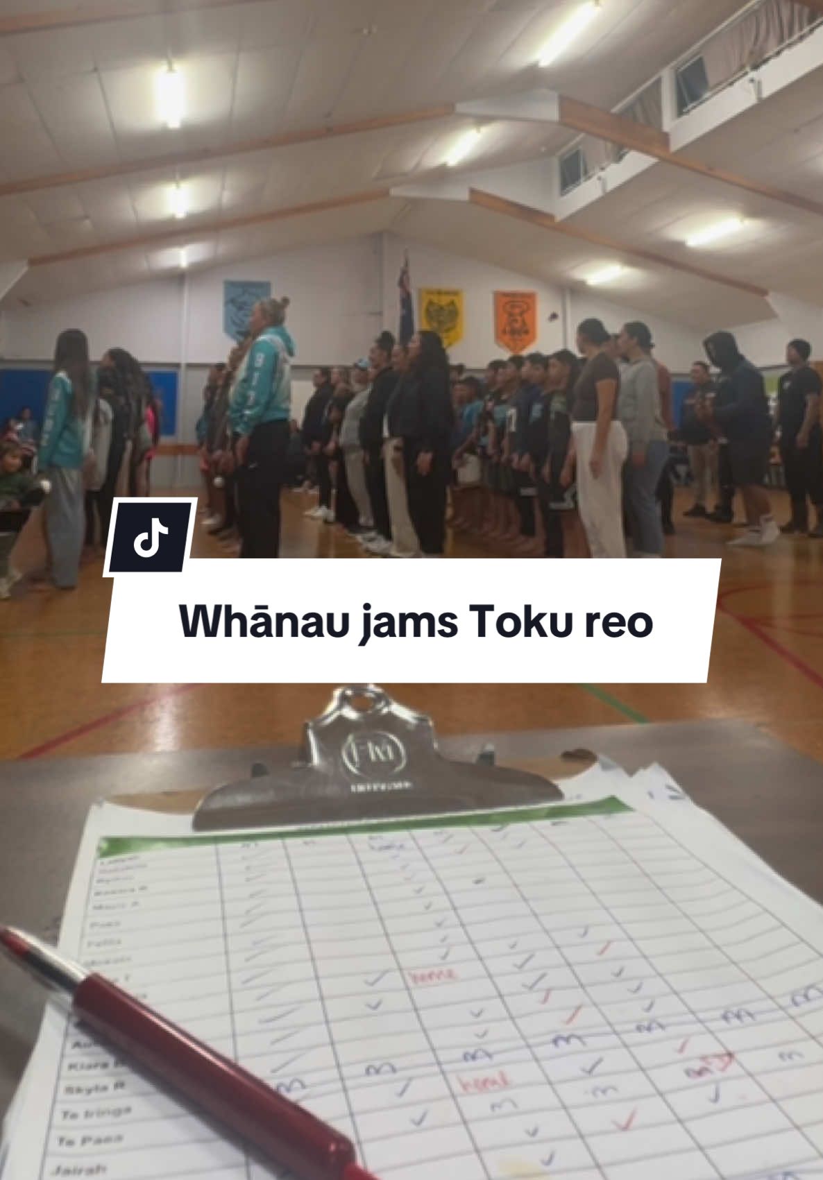 We love it when all the Whānau join in ✨ #māori #kapahaka #waiata #tokureotokuohooho #fyp 