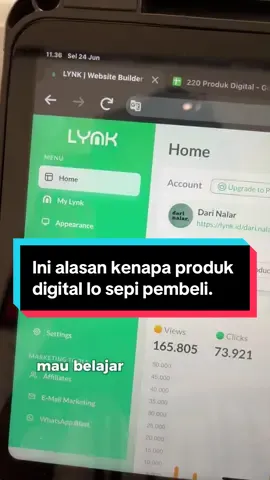Ini alasan kenapa produk digital lo sepi pembeli. Lo hanya perlu melakukan promosi agar produk digital lo laris. #produkdigital #passiveincome #cuandarirumah 