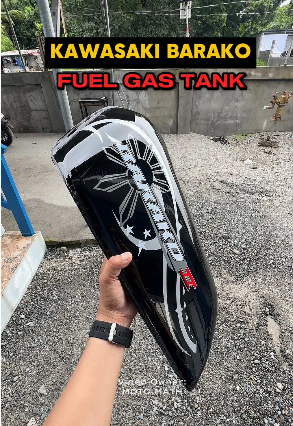 Palitan na natin ng bago yang Kawasaki Barako Gas Tank mo #kawasakibarako #kawasakibarako175 #gastank #fueltank 