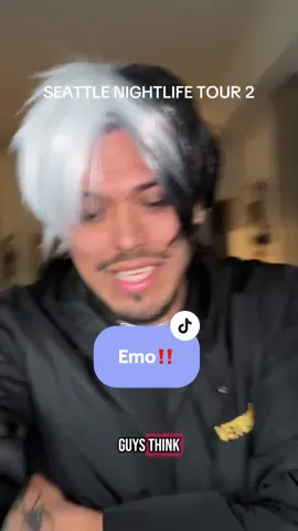 I WAS GOING FOR EMO ANIME VIBES LOL‼️🙏🏽 #fyp #seattle #seattletiktok #corteezyy #wigparty 