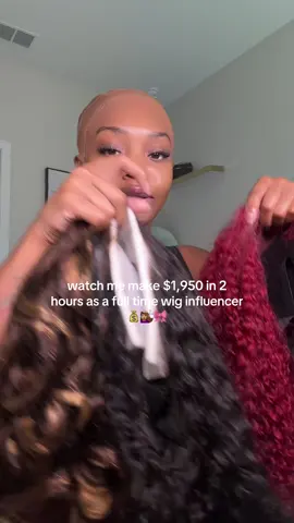 turn free wigs into income 😏😏💰 1st link in my bio step by step instructions on how to become a PAID wig influencer #keryce #fyp 