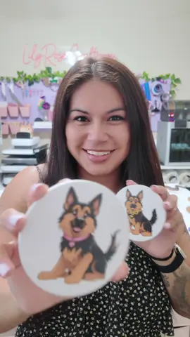 Brought Nova & Lucky to life with a little AI magic 🐾✨ Designed these cute German Shepherds on @Playground and printed them on coasters with my @eufyMake UV printer—obsessed! #playgroundpartner . #UVPrinting #AIArt #PlaygroundAI #DogMomCrafts #EufyMakeE1 #CustomCoasters #GermanShepherdLove