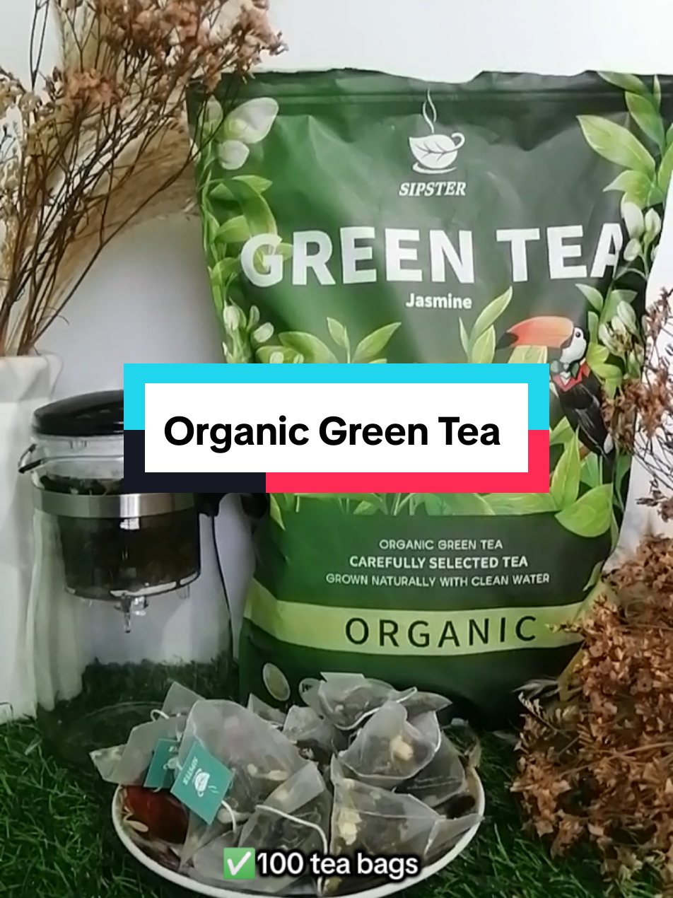 Green Tea Jasmine-Flavored #greentea #herbaltea #sipster #herbalteabenefits #notmedicaladvice #fyp #fypppppppppppppp #wellness #healthyliving 