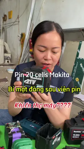 Pin 20 cells makita #pin_makita#pin_4cm#cothamcokhi#top