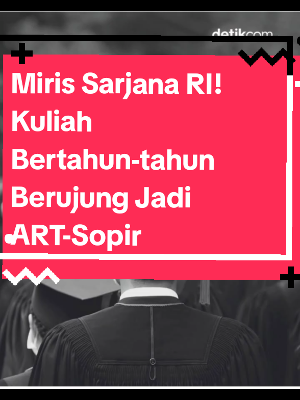 Mirisnya sarjana RI! Kuliah bertahun-tahun berujung jadi ART-sopir. #sarjana #kuliah #art #sopir #pengangguran #pekerjaan #indonesiaemas #fyp