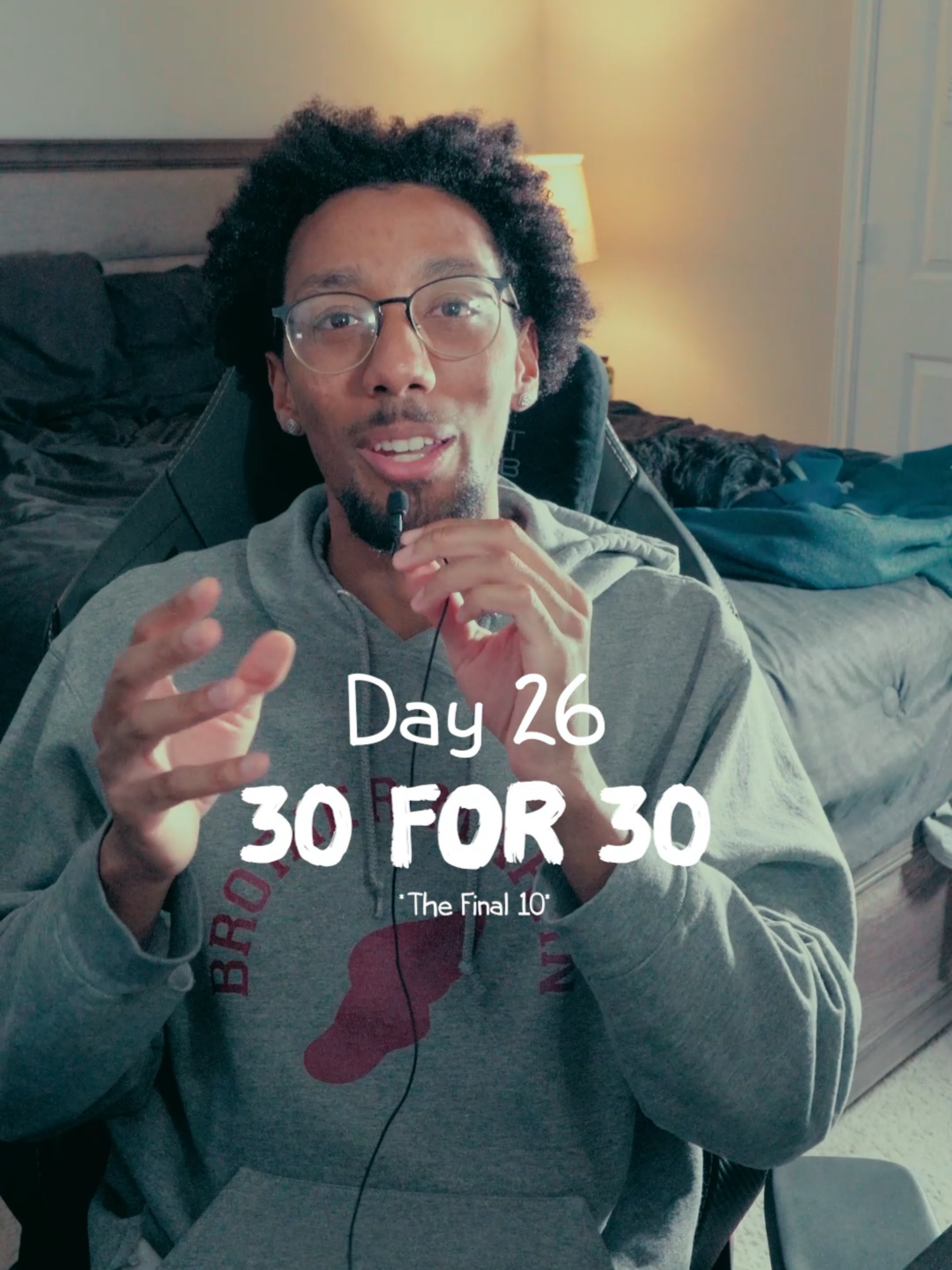 Day 26/30: Having makes the entire process of filming that much better and, in turn, can create better videos! The first step is to always enjoy what you do. Day 26: Playful 🎭✨
