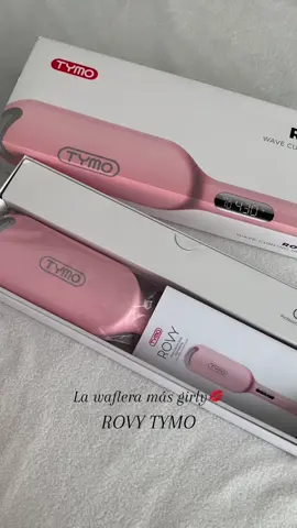 Unboxing de la waflera más girly 🩷 amo el color.✨ #rovytymo #tymo #waflera #pink #ondassirena #sirena #cabellosaludable #ondas #fyp #girls #girly @TYMO 