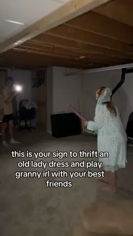 i love this game #granny #grannyirl #grandma #scary #horror #fy #fyp #foryou