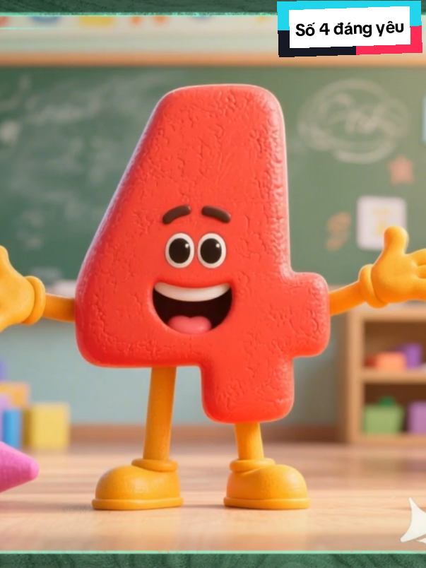 Số 4 đáng yêu #baihatthieunhi #hoathinhthieunhi #xuhuong #congnghe #truyenkebenghe #tranlymamnon66 #xuhuong2025 #gvmn #ai #mamnon #truyentranh #hoathinh #kechuyenbenghe 