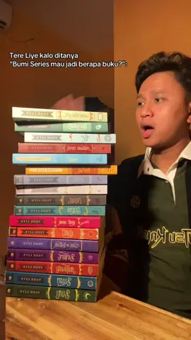 Kira-kira jadi berapa buku yaa?? 🫣🫣 #BookTok #booktokindonesia #tereliye #bumiseries #quotes #rekomendasibuku #reviewbuku #bookish 
