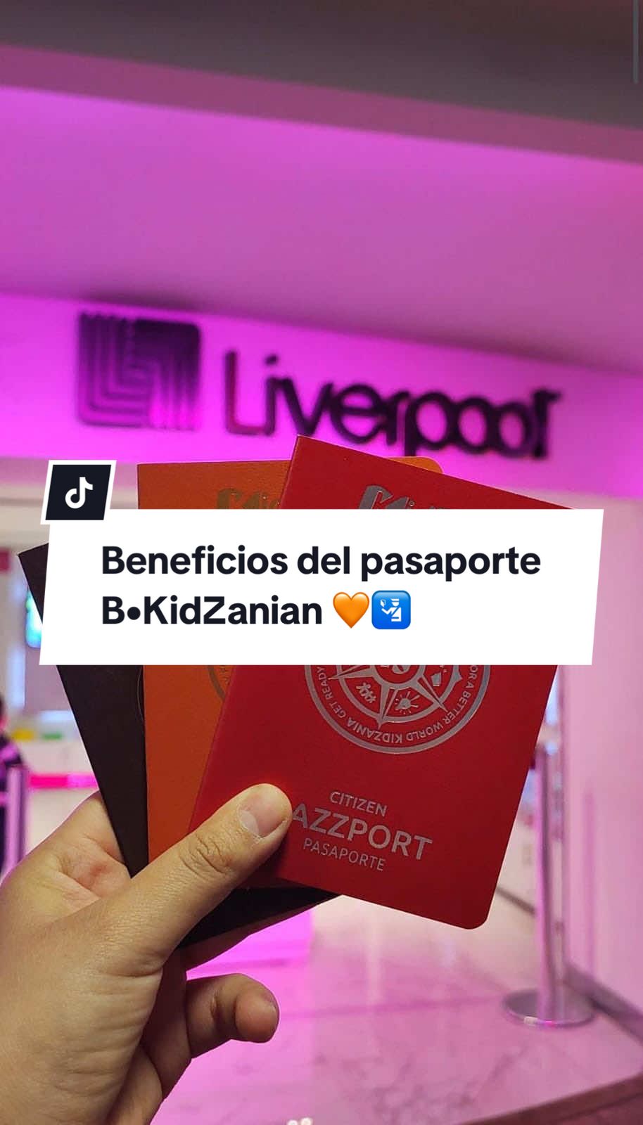 ¿Ya tienes tu pasaporte B•KidZanian? Obtén el tuyo en la Oficina de Pasaportes dentro de KidZania 🧡🛂 #fyp #kidzania #loyalty #family #kids #roleplay 