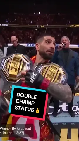 TWO BELT TOPURIA!!! 🏆 🏆 #UFC317 #UFC #MMA | LIVE on TNT Sports & discovery+
