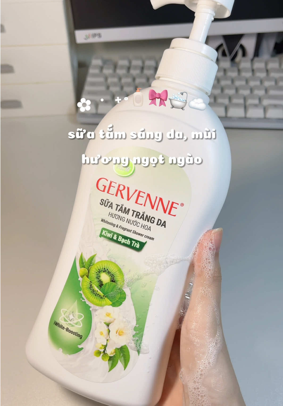 Nó thơm thì thôi🫧🛁💗 #viral #tips #duongtrangbody #reviewmypham #suatam #gervenne #trendingvideo 