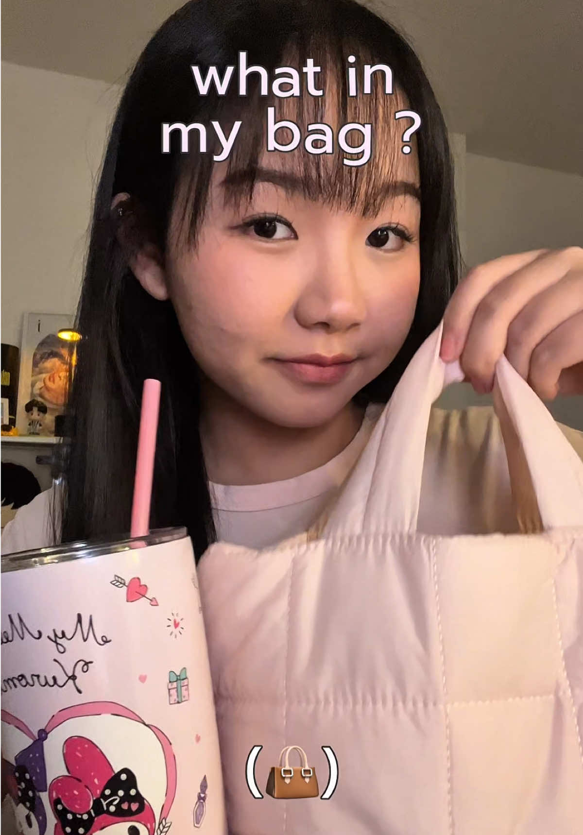 What in my bag กระเป๋าสีชมพู = 🩷👀🐰! #กระเป๋า #westbroncobag #สีชมพู 