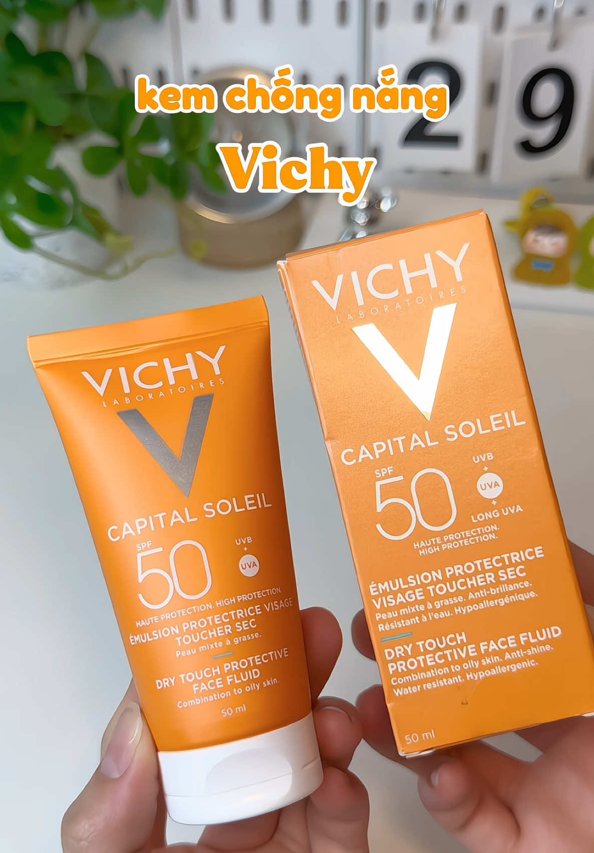 Chân ái của tuii mỗi tội hơi xót ví 🥲 #kemchongnang #suncream #kemchongnangvichy #skincare #vichy #xh #viral #unboxingvideo 
