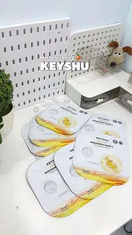 Mặt nạ Vitamin C Keyshu 🍊🍀🍀#xuhuongtiktok #matna #matnavitaminc #matnakeyshu #keyshu #keyshuvietnam 