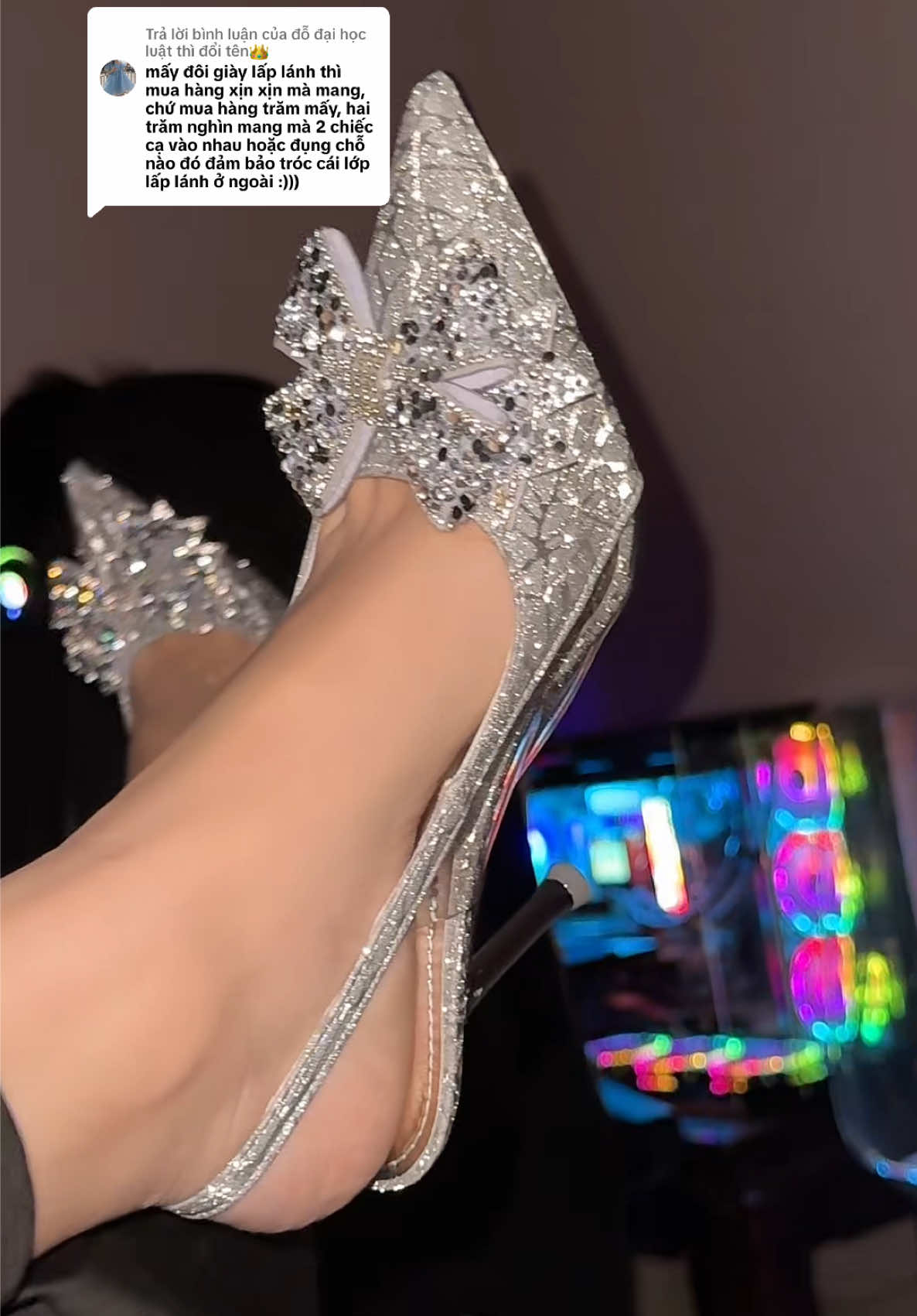 Trả lời @đỗ đại học luật thì đổi tên👑 xinh lung linh #giaycaogot #hottrend #xuhuong #sangchanh #xuhuongtiktokkk 