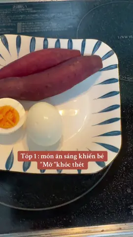 “Chào buổi sáng bằng combo khiến bé mỡ sợ xanh mặt: Khoai lang hấp + trứng luộc!” 🥚🍠#Colanhealthy #xuhuongtiktok #thamhutcalo 
